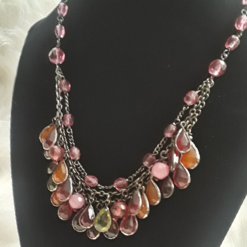 🌟Fun🌟Tri-Layer Statement Necklace - Picture 2 of 5